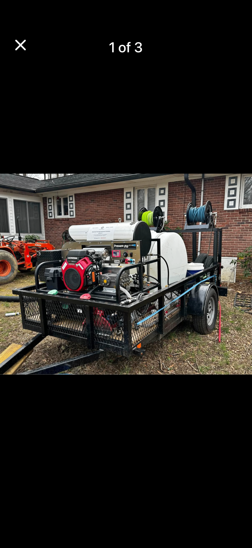 KOLLIE LLC commercial Pressure-Pro hot water pressure washing rig